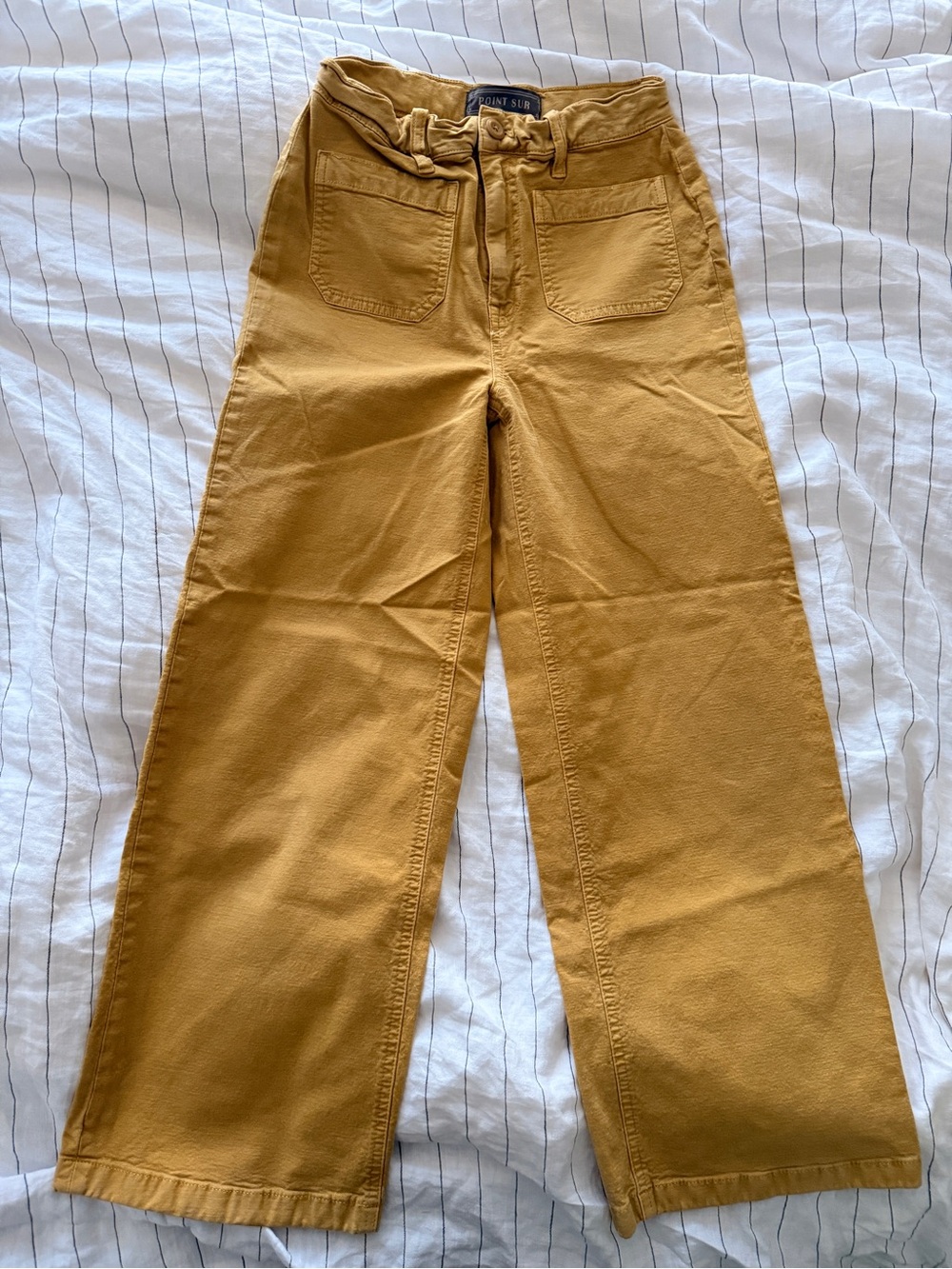 Wide Leg Cropped Pants